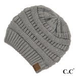 Wholesale hAT Cable knit original C C beanie sequin accents acrylic diameter