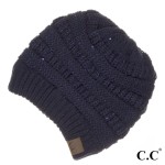 Wholesale hAT Cable knit original C C beanie sequin accents acrylic diameter
