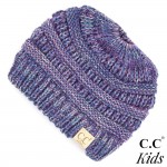 Wholesale c C MB KIDS Kids Multicolor Knit Ponytail Beanie One fits most kids Ac