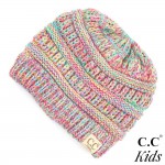 Wholesale c C MB KIDS Kids Multicolor Knit Ponytail Beanie One fits most kids Ac
