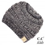 Wholesale c C MB KIDS Kids Multicolor Knit Ponytail Beanie One fits most kids Ac