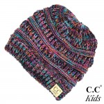 Wholesale c C MB KIDS Kids Multicolor Knit Ponytail Beanie One fits most kids Ac