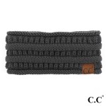 Wholesale c C HB Solid ribbed ponytail headband Acrylic One fits most