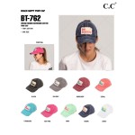 Wholesale ponytail baseball cap reads Beach Happy Vintage washed Distressed fabr