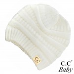 C.C Baby-847
Baby Solid Knit Beanie

- 100% Acrylic
- One size fits most Babies