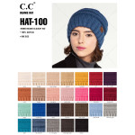 Wholesale c C HAT Ribbed Knit Slouchy Beanie One fits most Acrylic