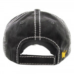 Wholesale vintage distressed baseball cap Wife Mom Boss embroidered details Cott