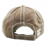 Wholesale vintage distressed baseball cap Sunshine Whiskey embroidered details C