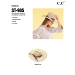 Wholesale c C ST Honeycomb Paper Straw Panama Hat American Flag Ribbon Brim Insi
