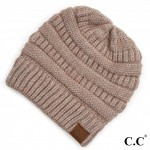 C.C HAT-888
Snuggly Soft Yarn Knit Beanie.

- One size fits most
- 47% Rayon / 31% PBT / 22% Nylon