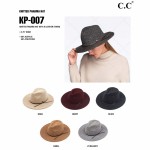 Wholesale c C KP Knitted Fedora Hat Leather Ribbon Band PACK One fits most Adjus