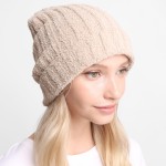 Wholesale solid Print Comfy Luxe Beanie One Fits Most Polyester
