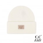 Wholesale c C KIDS HTM Classic Rib Kids Beanie C C Suede Patch One Fits Most Acr