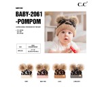 C.C BABY-2061-POM
Baby Leopard Print Faux Fur Double Pom Beanie.

- One size fits most
- 47% Rayon / 31% PBT / 22% Nylon