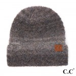 Wholesale c C HAT Recycled Yarn Beanie Fold Recycled Polyester Polyester Acrylic