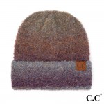 Wholesale c C HAT Recycled Yarn Beanie Fold Recycled Polyester Polyester Acrylic