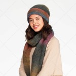 Wholesale c C HAT Recycled Yarn Beanie Fold Recycled Polyester Polyester Acrylic