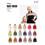 C.C HAT-3836
Fuzzy Lined Knit Beanie with Faux Fur Pom and Handmade Bobbles

- 100% Acrylic
- One Size Fits Most