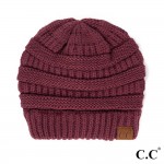 Wholesale c C Hat Solid Ribbed Beanie Original Beanie One Acrylic Matches C C YJ