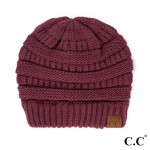 Wholesale c C Hat Solid Ribbed Beanie Original Beanie One fits most Acrylic Matc