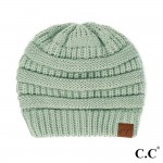 Wholesale c C Hat Solid Ribbed Beanie Original Beanie One fits most Acrylic Matc