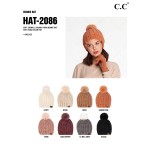 C.C HAT-7384
Soft Chenille Chunky Yarn Beanie Hat With Faux Color Fur

- One Size Fits Most
- 100% Polyester