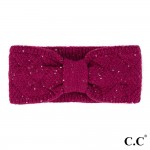 Wholesale c C HW Knit Headwrap Sequin Detail Polyester Acrylic Nylon One Fits Mo