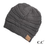 Wholesale c C Hat Solid Ribbed Beanie Original Beanie One fits most Acrylic Matc