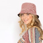 Herringbone Pattern Bucket Hat

- One Size Fits Most
- 100% Polyester