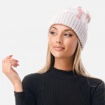 Wholesale soft Knit Plaid Beanie One Fits Most Polyester
