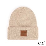 C.C HTM-9021
Heather Knit Beanie Hat C.C Sude Patch

- One Size Fits Most
- 97% Recycled Polyester / 3% Spandex