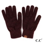 C.C G-9021
Heather Knit Plain Smart Touch Gloves

- One Size Fits Most
- Touchscreen Compatible
- 97% Recycled Polyester / 3% Spandex