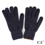 C.C G-9021
Heather Knit Plain Smart Touch Gloves

- One Size Fits Most
- Touchscreen Compatible
- 97% Recycled Polyester / 3% Spandex