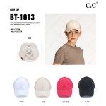 Wholesale c C Pony Cap BT Eyelet Paisley Criss Cross Pony Cap Mesh Back One fits