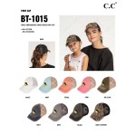 BT-1015
Smile Embroidered Criss-Cross Pony Cap

- One Size Fits Most
- Elastic Criss-Cross Ponytail Opening
- Adjustable Velcro Closure
- 60% Cotton / 40% Polyester