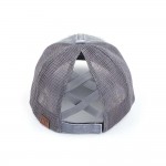 Wholesale bT Smile Embroidered Criss Cross Pony Cap One Fits Most Elastic Criss