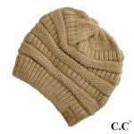 C.C Hat-20A 
Solid Ribbed Beanie "The Original" Beanie.

- One size fits most
- 100% Acrylic
- Matches C.C YJ-847, HW-21, MB-20A, and G-20 