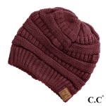 Wholesale c C Hat Solid Ribbed Beanie Original Beanie One Acrylic Matches C C YJ
