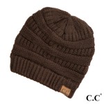 Wholesale c C Hat Solid Ribbed Beanie Original Beanie One fits most Acrylic Matc