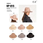 Wholesale c C KP Multi Pattern Panama Hat Suede String Band One Fits Most Adjust