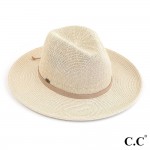 Wholesale sT Panama Straw Sun Hat Suede Lace Trim Band One Fits Most Adjustable
