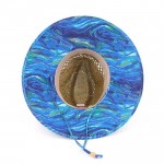 Wholesale c C C Lifeguard Hat Blue Abstract Marble Pattern Lifeguard Hat One Fit
