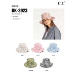 C.C BK-3923
Zebra Print Bucket Hat

- One Size Fits Most
- Adjustable
- 100% Cotton