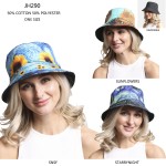 Wholesale van Gogh Paintings Reversible Bucket Hat One Fits Most Reversible Side