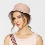 Wholesale gingham Dot Reversible Bucket Hat One Fits Most Polyester