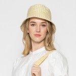 Gingham Print Bucket Hat

- One Size Fits Most
- Adjustable
- 100% Polyester