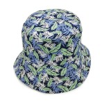 Wholesale palm Leaf Reversible Bucket Hat One Fits Most Polyester