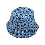 Wholesale basket Weave Reversible Bucket Hat One Fits Most Polyester Reversible