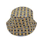 Wholesale basket Weave Reversible Bucket Hat One Fits Most Polyester Reversible