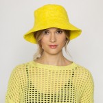Wholesale solid Terry Cloth Bucket Hat One Fits Most Terry Cloth